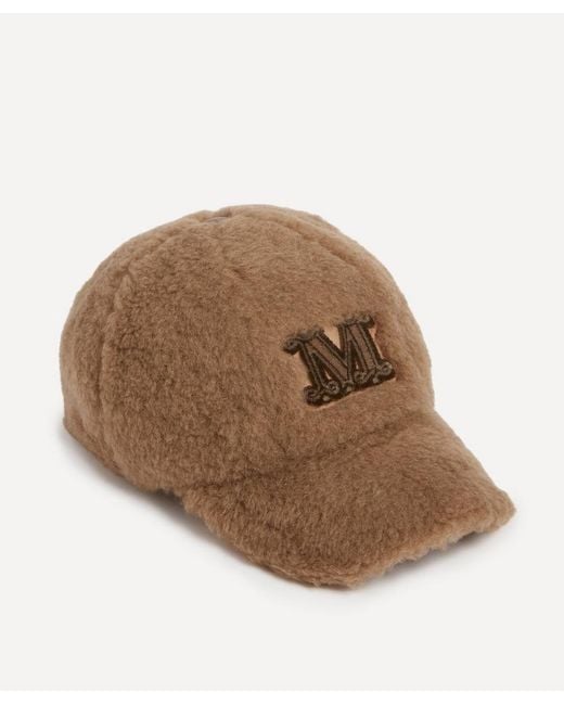 Max Mara Brown Teddy Baseball Cap