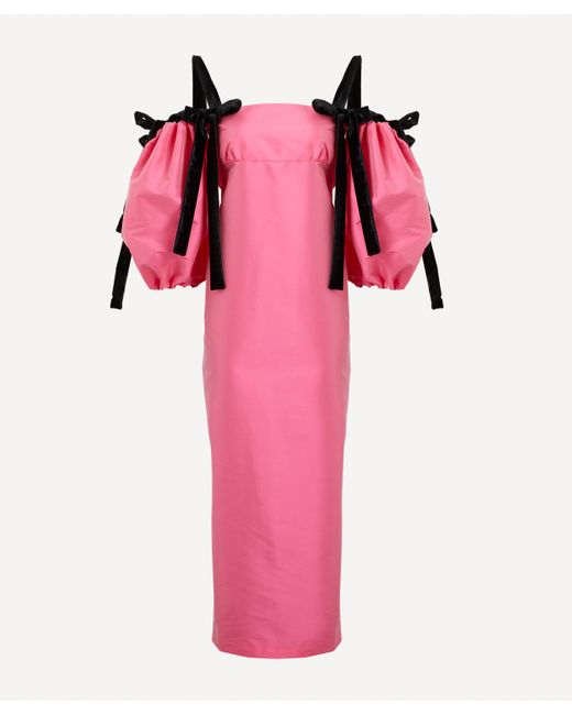 BERNADETTE Pink Women's Antoinette Midi Dress 6