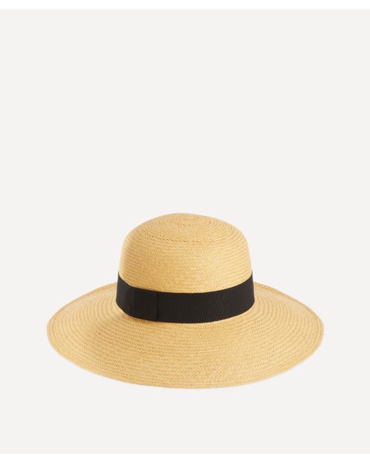 Christys' Natural Women's Panama Open Crown Extra Wide Hat