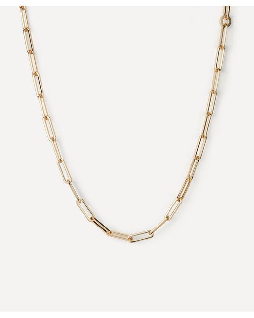 Jenny Bird Natural Plated Andi Slim Paperclip Chain Necklace