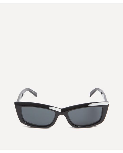 Saint Laurent Black Women's Rectangle Sunglasses One Size