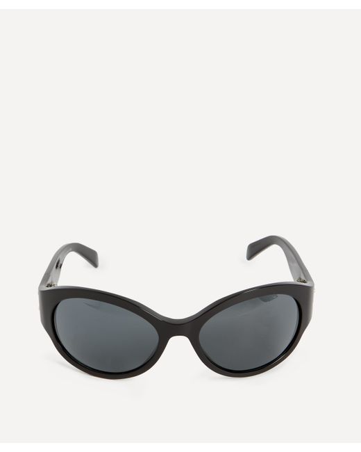 Céline Black Women's Triomphe Oval Sunglasses One Size