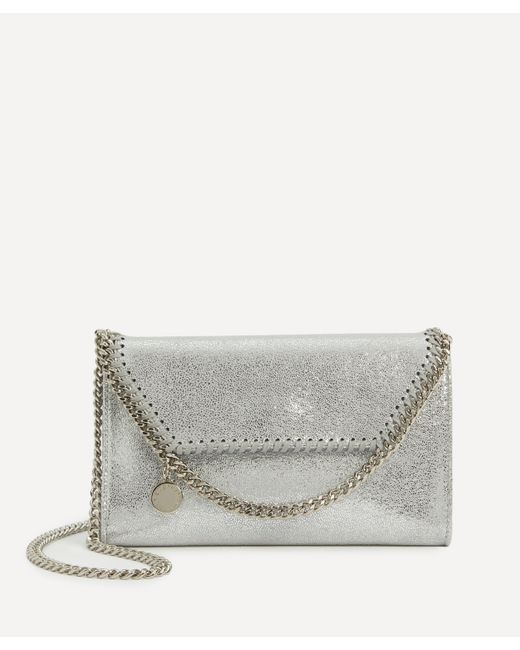 Stella McCartney Gray Women's Falabella Wallet Crossbody Bag One Size