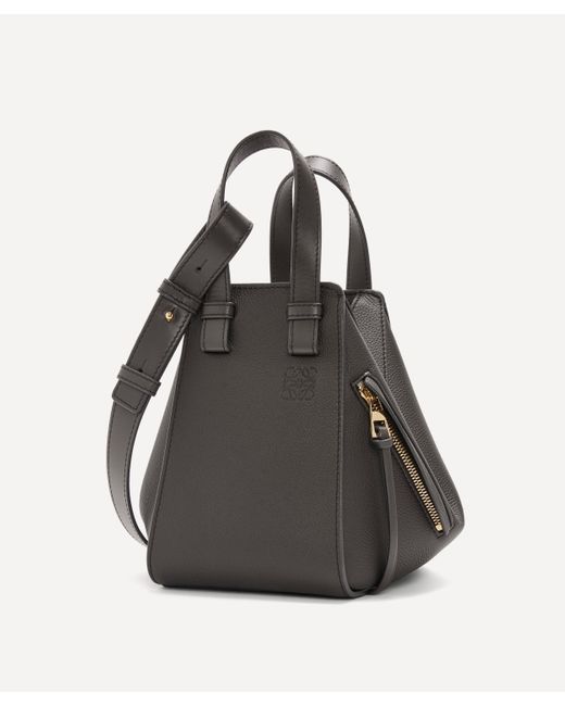 Loewe Black Women's Hammock Compact Leather Bag One Size