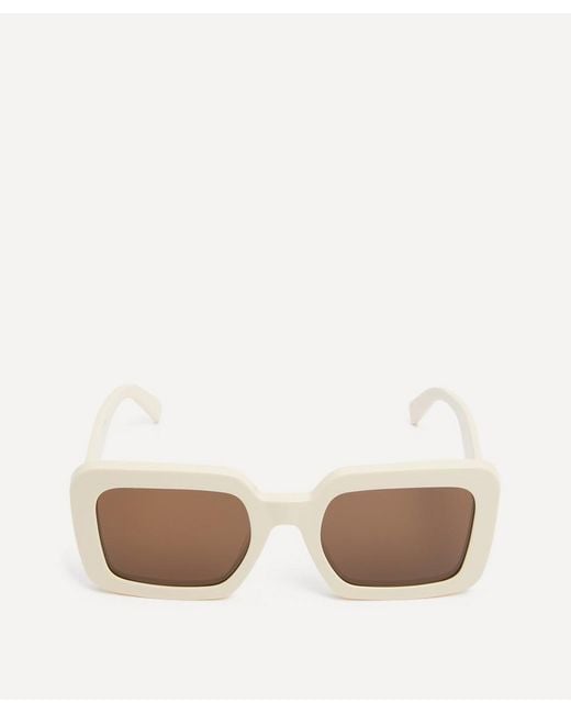 Céline Natural Triomphe Chunky Oversized Sunglasses