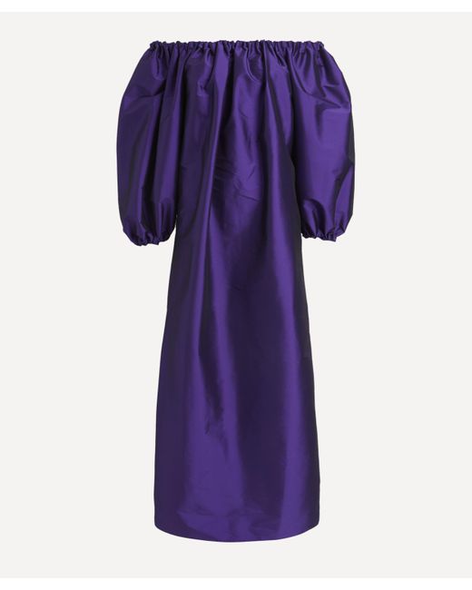 BERNADETTE Purple Women's Long Bobby Dress 10