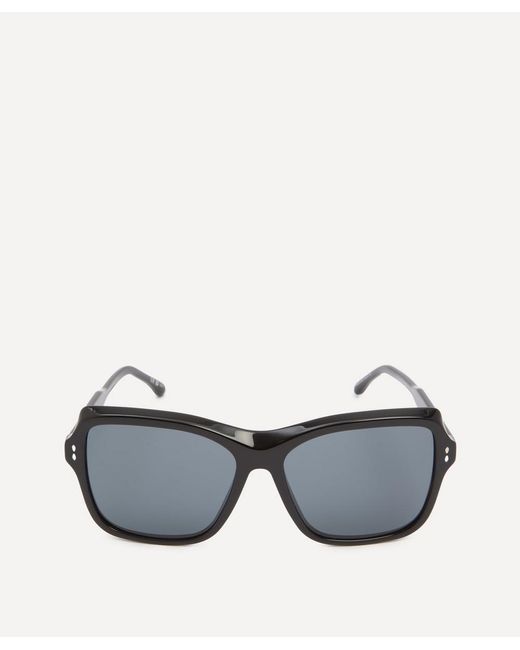 Isabel Marant Gray Acetate Square Sunglasses