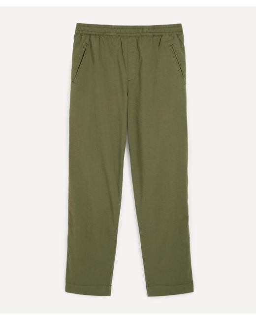Folk Green Mens Assembly Drawcord Trousers 5 for men