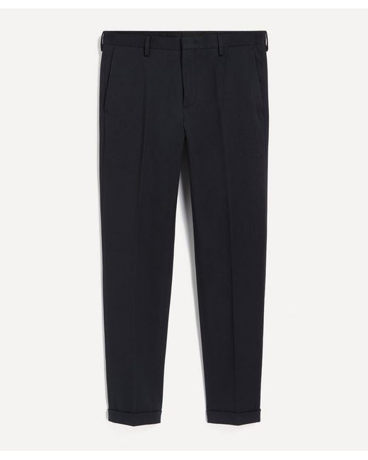 Paul Smith Blue Slim-Fit Stretch Cotton Chinos for men