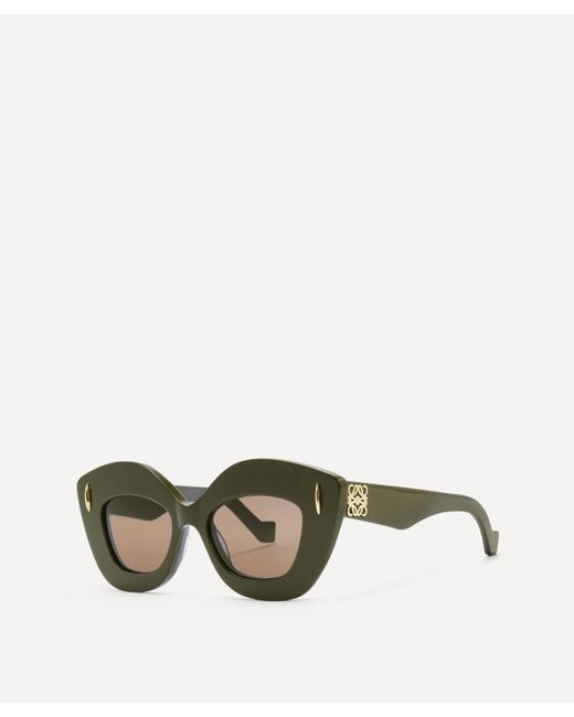 Loewe Green Women's Retro Screen Sunglasses One Size
