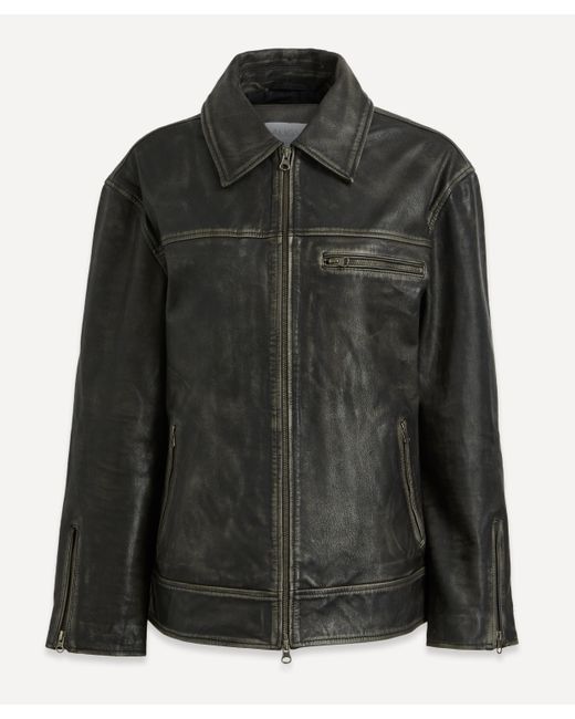 ALIGNE Black Women's Leroy Leather Jacket