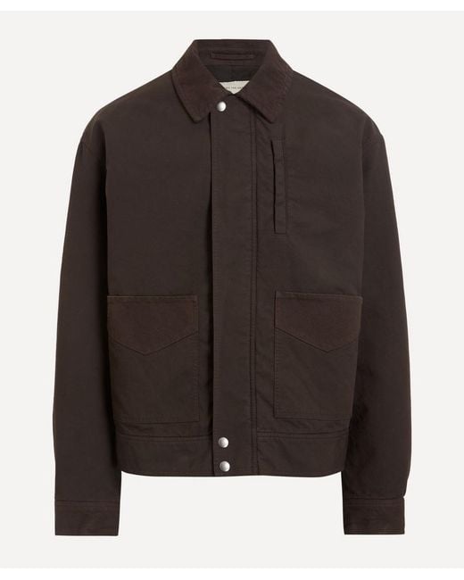 Dries Van Noten Brown Cotton Jacket for men