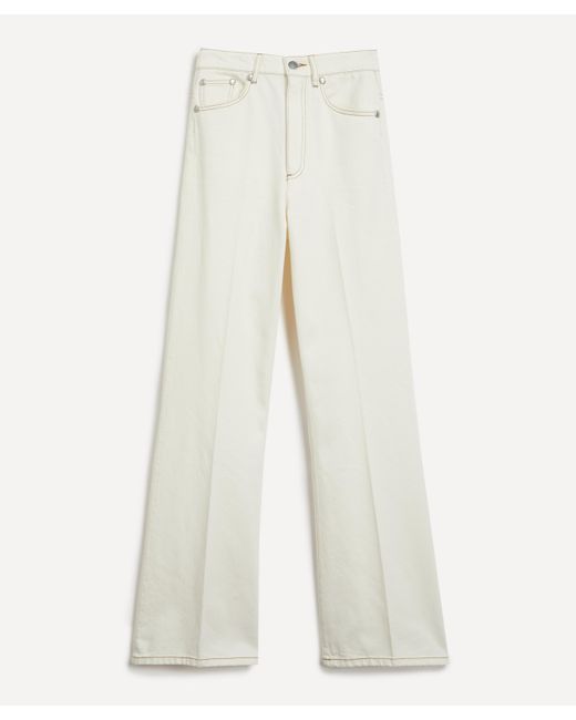 A.P.C. White A. P.c. Women's Clinteau Jeans 26