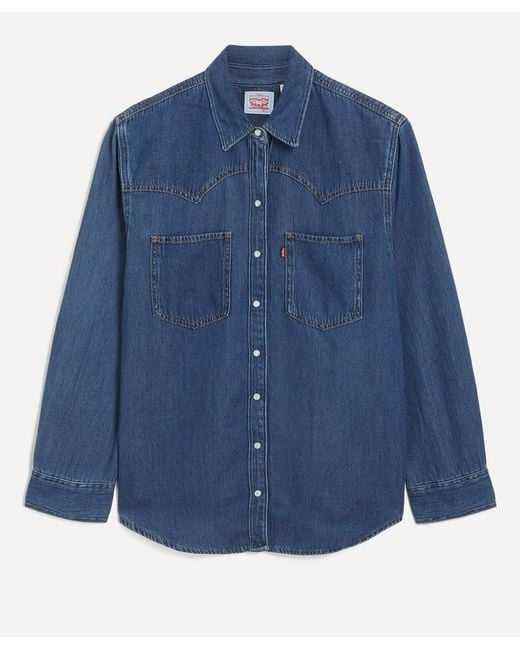 Levi's Blue Teodora Western Shirt