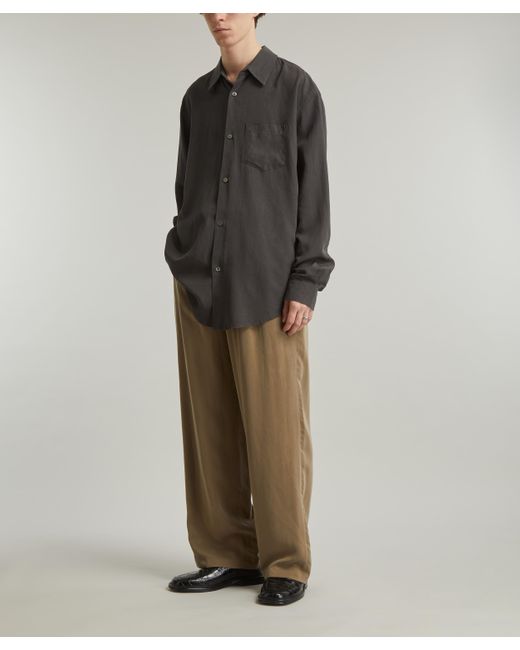 LE17SEPTEMBRE Natural Mens Wide-leg Modal-blend Trousers 36/46 for men