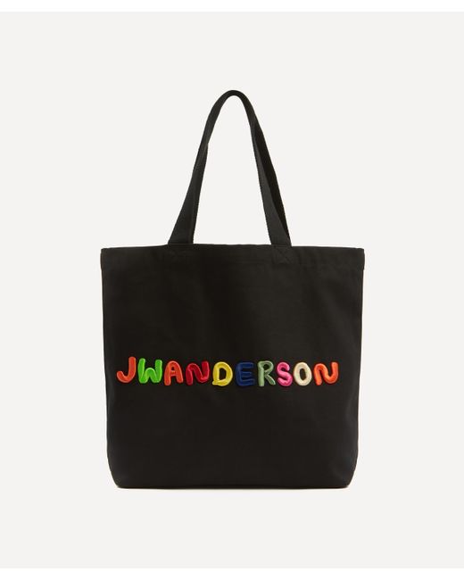 J.W. Anderson Black Women's Canvas Tote Bag One Size