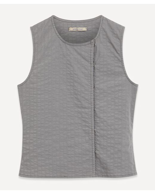 Paloma Wool Gray Women's Mufi Fitted Top