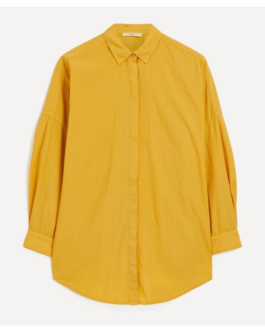 Sessun Yellow Women's Fuji Sunglow Cotton Poplin Shirt