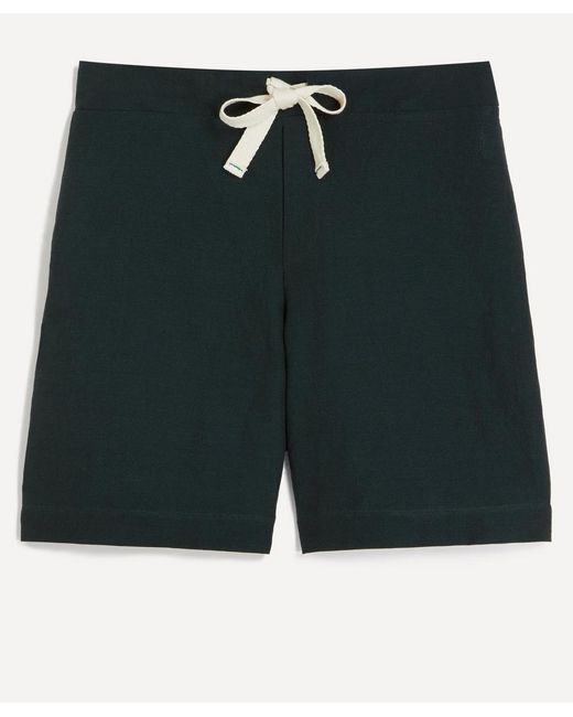 Marane Green Linen Shorts for men