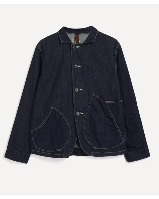 Kapital Denim Ringoman Coverall Jacket in Blue for Men | Lyst
