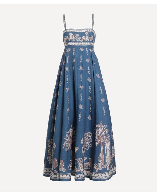 ALÉMAIS Blue Acacia Sun Dress