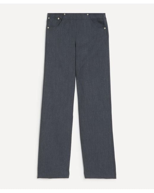 Paloma Wool Blue Onely Tailored Trousers