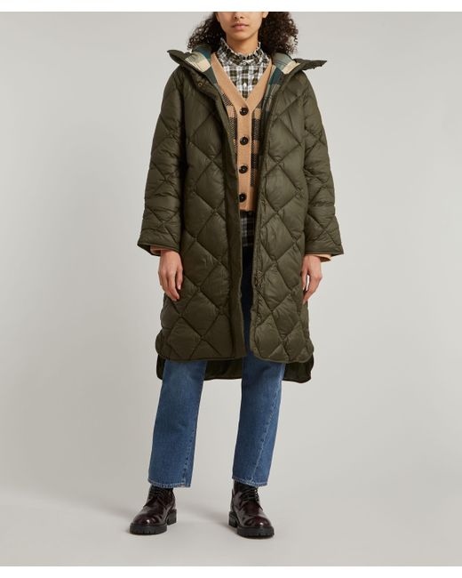 Barbour Denim Sandyford Long Quilted 