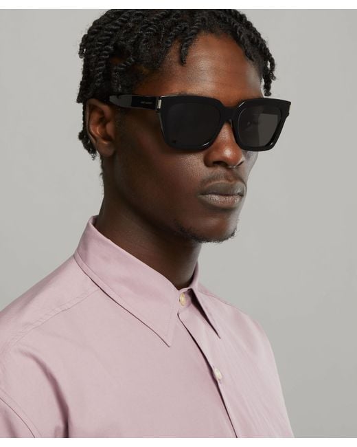 Mens Thick Square frame Acetate Sunglasses