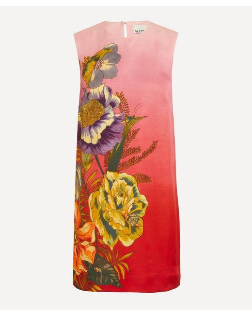 ALÉMAIS Red Inez Mini Dress