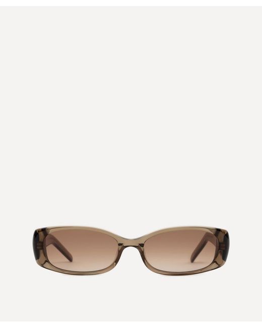 DMY STUDIOS Natural Billy Rectangle Sunglasses