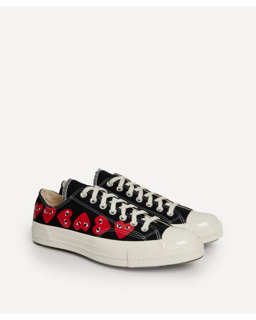 COMME DES GARÇONS PLAY White Mens X Converse The Chuck Taylor All Star 70s Canvas Low-top Trainers 11 for men