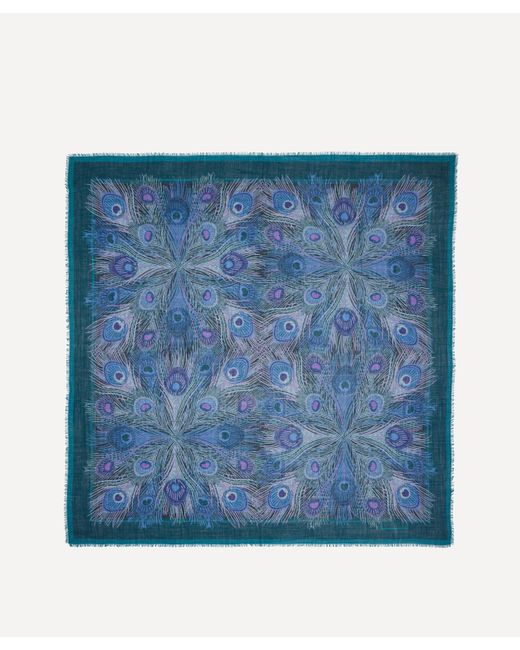 Liberty Blue Women's Hera 140x140 Silk-cashmere Scarf