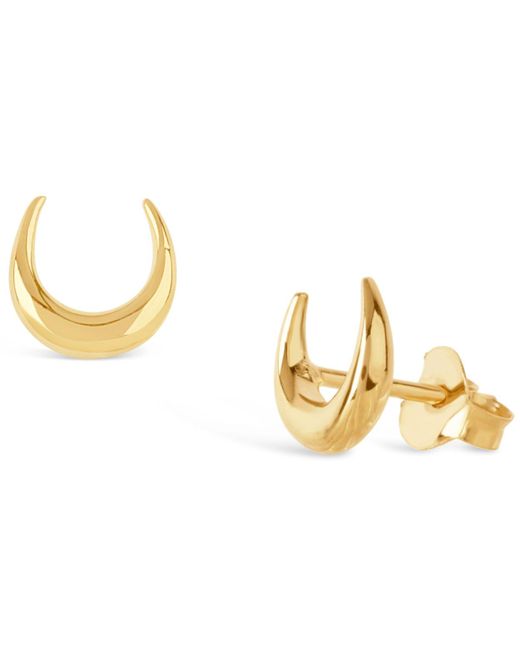 Dinny Hall Metallic Gold-plated Toro Stud Earrings