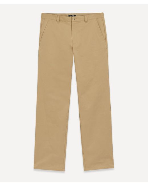 A.P.C. Natural A. P.c. Mens Ville Chino Trousers 36 for men