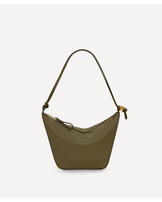 Loewe Green Women's Mini Hammock Hobo Bag One Size