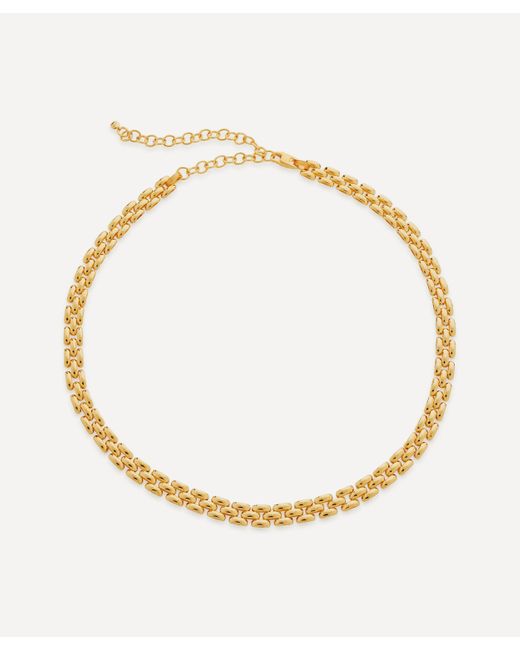 Monica Vinader Metallic X Doina 18ct Gold Plated Vermeil Silver Heirloom Chain Necklace