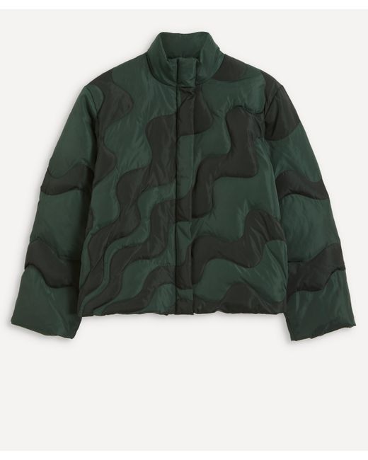 Paloma Wool Green Hokusai Puffer Jacket