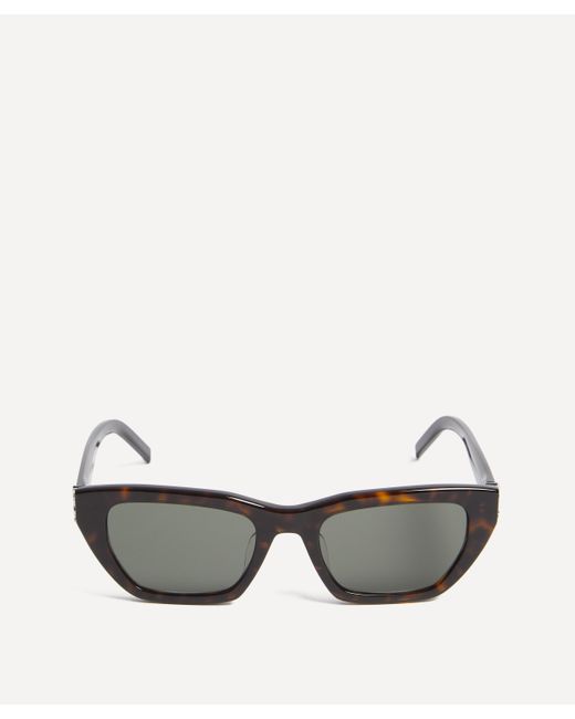 Saint Laurent Gray Women's Cat-eye Sunglasses One Size