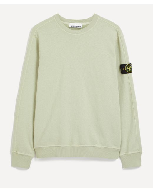 Stone Island Green Mens Cotton Jersey Sweatshirt L for men