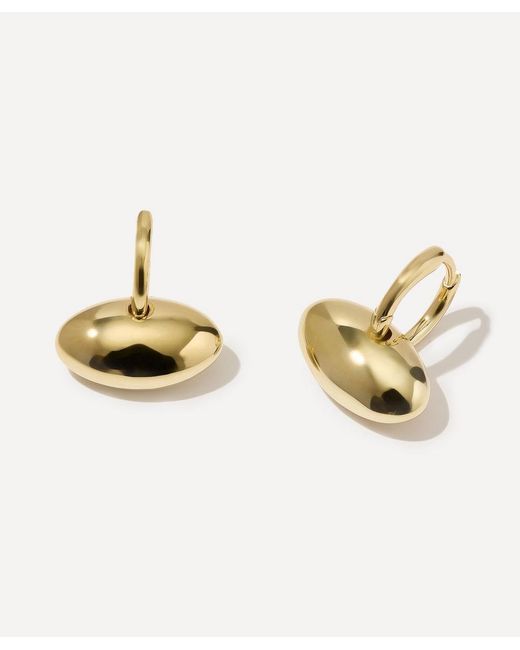 Otiumberg Metallic 14Ct-Plated Vermeil Pebble Stud Earrings