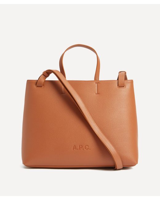 A.P.C. Brown A. P.c. Women's Market Small Shopper Tote Bag One Size