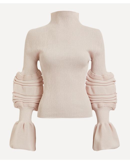 Pleats Please Issey Miyake Natural Women's Assemblage Branch Top 2