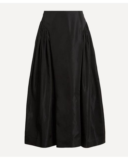 Simone Rocha Black Hip Detail Bind Skirt