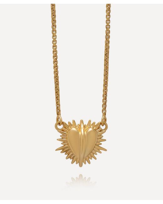 Rachel Jackson White 22Ct-Plated Electric Love Mini Heart Pendant Necklace
