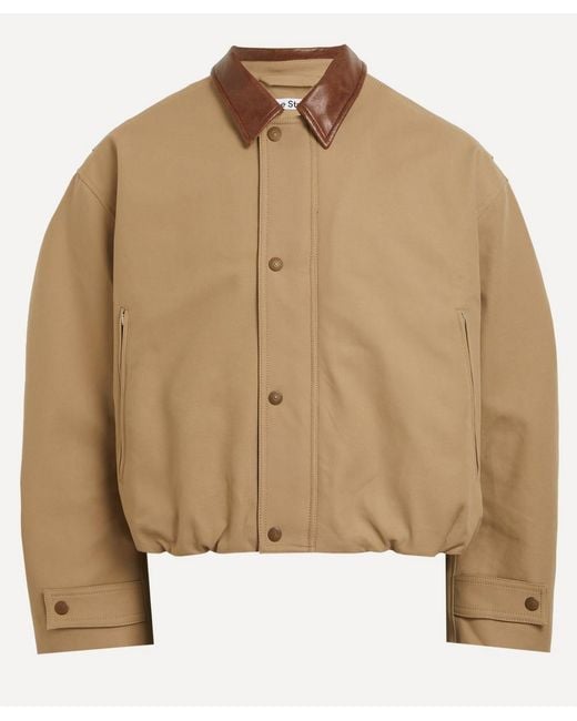 Acne Brown Khaki- Twill Jacket for men