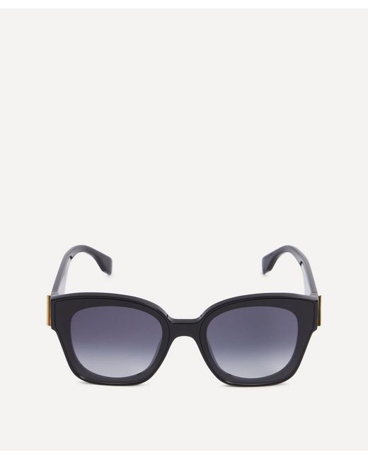 Fendi Black First Square Acetate Sunglasses