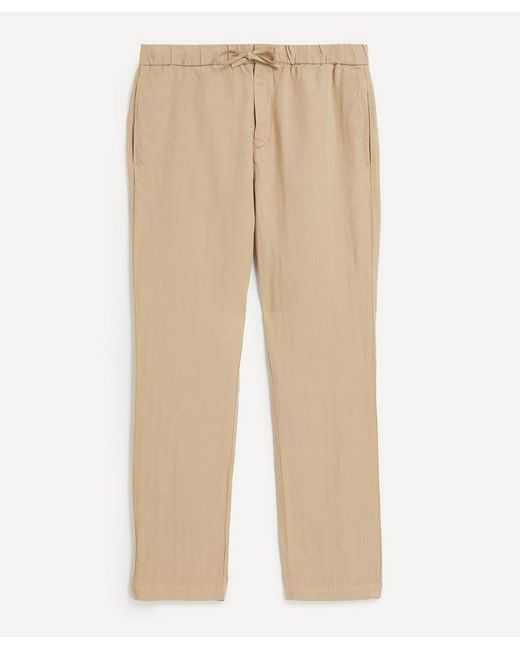 Frescobol Carioca Natural Oscar Herringbone Trousers for men