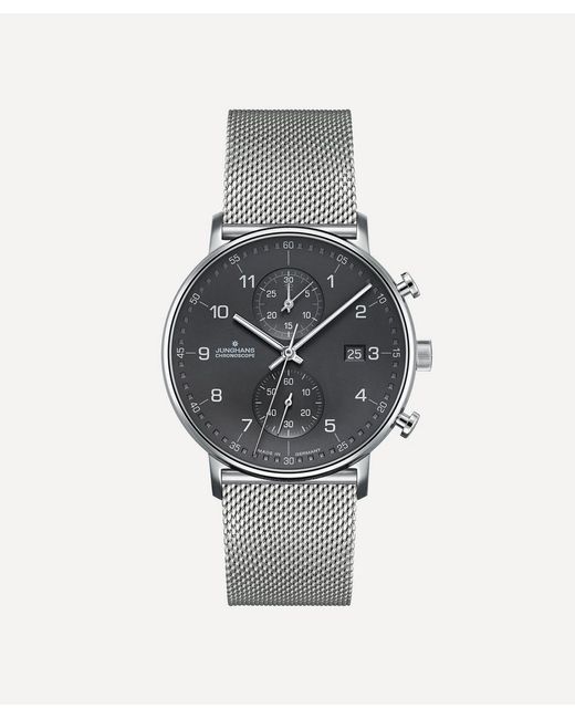 Junghans Gray Form C Quartz Chronograph Watch for men