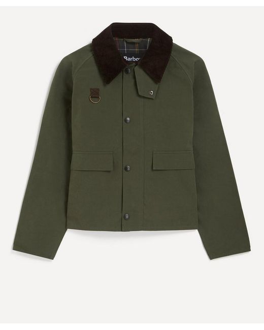 Barbour Green Spey Oversized Casual Jacket for men