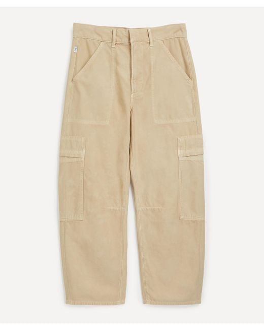 Citizens of Humanity Natural Women's Marcelle Low Slung Cargo Trousers 28
